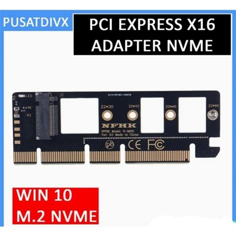 Jual M Nvme Ssd To Pcie X Adapter Card Pcie X Support Mkey M