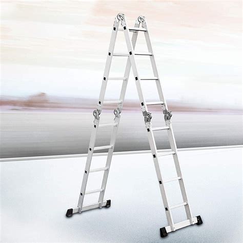 Zimtown 12 5FT 330LB Multi Purpose Step Platform Ladder Aluminum