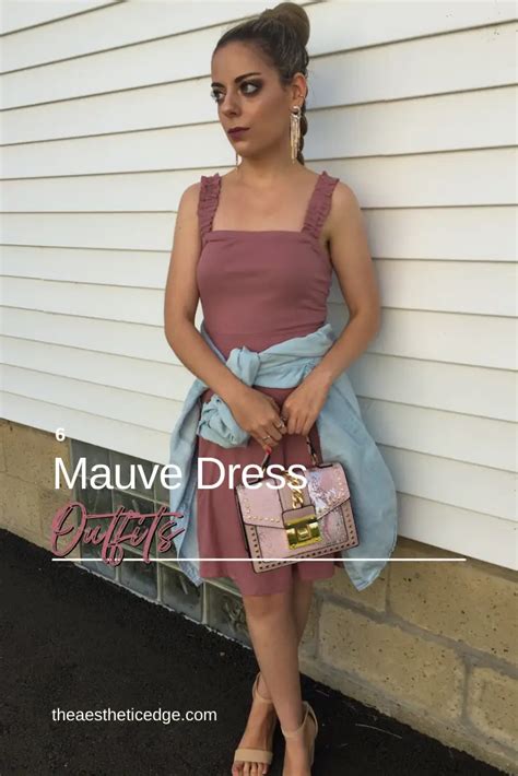 Mauve Dress Outfits: 6 Ideas To Copy Now For Inspiration