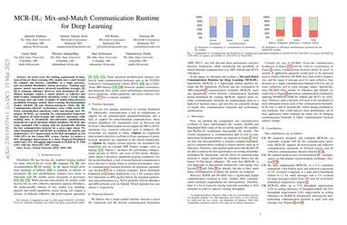 Mcr Dl Mix And Match Communication Runtime For Deep Learning Papers