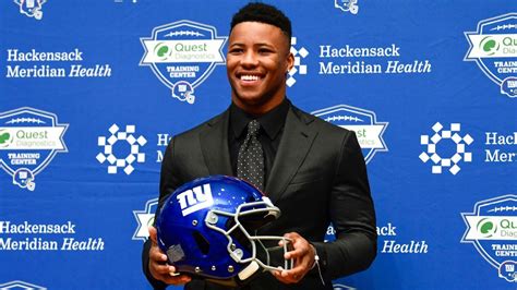 New York Giants Depth Chart Saquon Barkley Provides New Look Espn