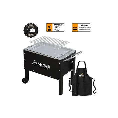 Ripley CAJA CHINA MR GRILL MEDIANA JR BLACK PARRILLA DE VARILLAS