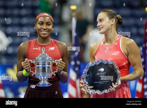 Aryna Sabalenka Coco Gauff Hi Res Stock Photography And Images Alamy