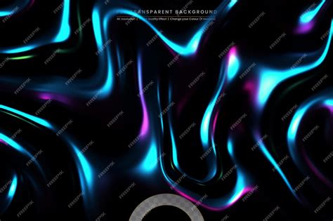 Premium Psd Abstract Neon Geometric Background Wavy Gradient Liquid Or Folds Silk Fabric