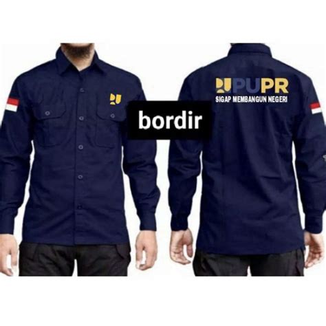 Jual Seragam Kerja Kemeja PDH Baju Dinas PUPR Pekerjaan Umum Lengan