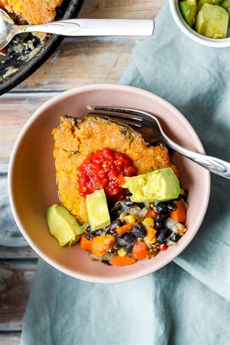 Black Bean Tamale Pie With Sweet Potato Corn Up Beet Kitchen