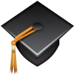 🎓 Graduation Cap Emoji (U+1F393/U+E439)