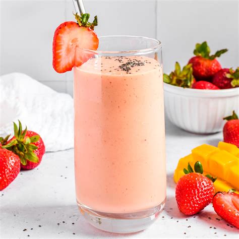 Strawberry Mango Smoothie California Strawberry Commission