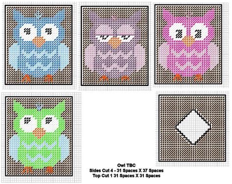 Plastic Canvas Owl Tissue Box Cover 10421399 Plastic Canvas