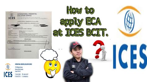 How To Apply Eca At Ices Bcit Paano Mag Apply Ng Eca Eca Ices