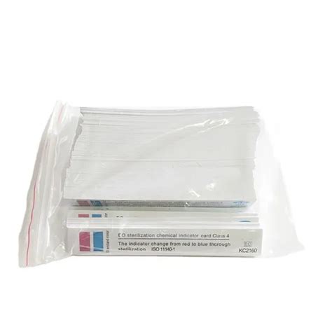 Plasma Chemical Indicator Strips Lead Free Eo Autoclave Steam Sterile