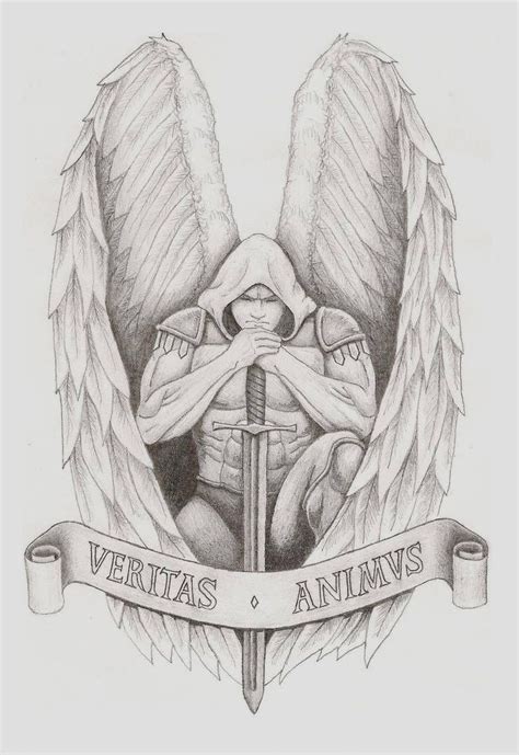 Archangel Tattoo by spacemunky1979 Archangel Michael Tattoo, St Michael Tattoo, Archangel ...