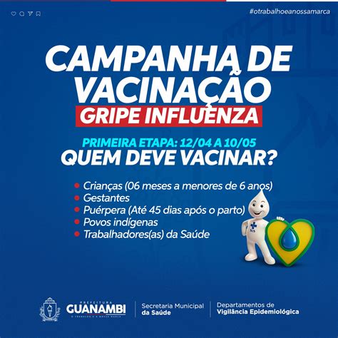 Vacinação contra a Gripe Influenza é disponibilizada nos postos de