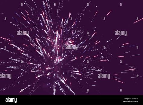 Animated Fireworks Background