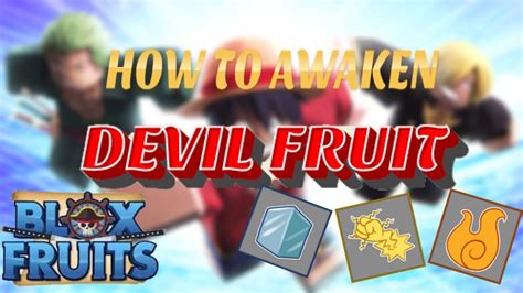 How To Awaken Devil Fruit In Update Blox Fruits L Roblox Blox Fruits