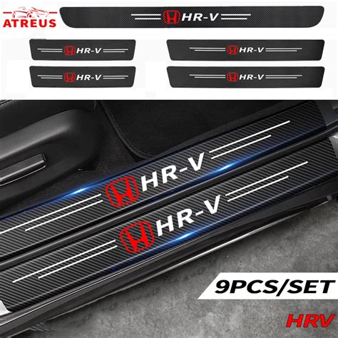 Honda HRV Carbon Fiber Car Door Sticker Protector Auto Threshold Strips