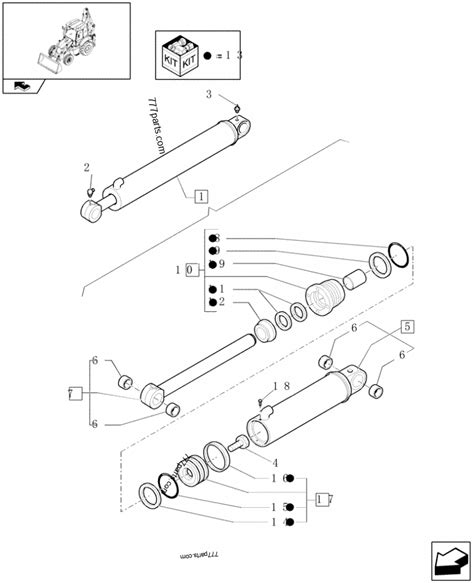 85827182 Wiper Seal Case Spare Part