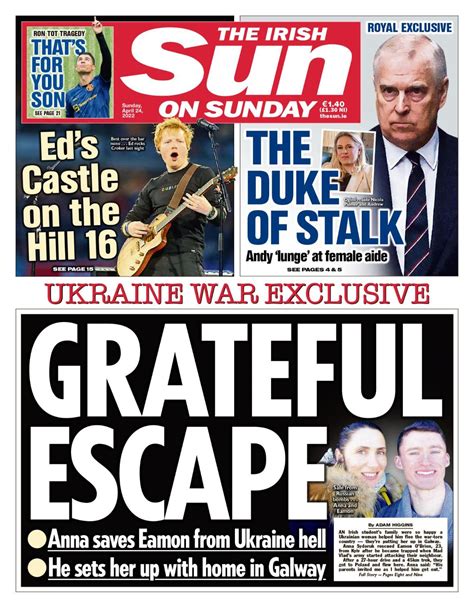 The Irish Sun On Twitter Todays Irish Sun On Sunday Front Page