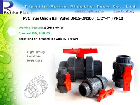 Plastic Pvc Double Union Ball Valve China Valve Products Valve