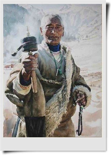 自在容顏 Solemn Watercolor art Figure painting Watercolor portraits