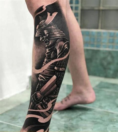 Japanese Warrior Tattoo Japanese Leg Tattoo Japanese Tattoos For Men