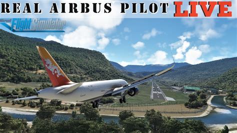 The Most Challenging Approach In The World Real Airbus Pilot Attempt