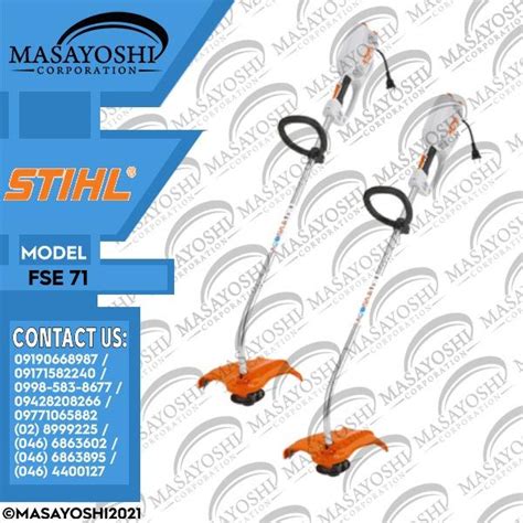 Stihl Electric Grass Triimmer Fse 71 Electrical Garden Appliance Gardening Equipment