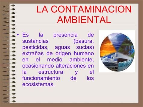 La Contaminacion Ambiental Ppt