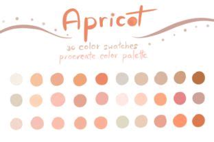 Apricot Procreate Color Palettes Graphic By Wanida Toffy Creative