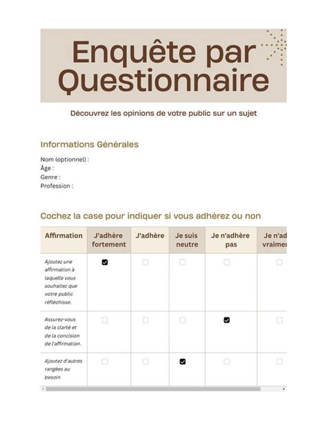 enquête modèles gratuits à personnaliser Canva