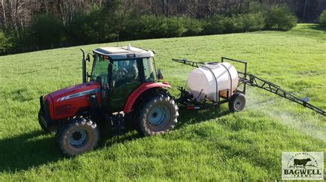 Spraying Hay Ground 2020 Youtube