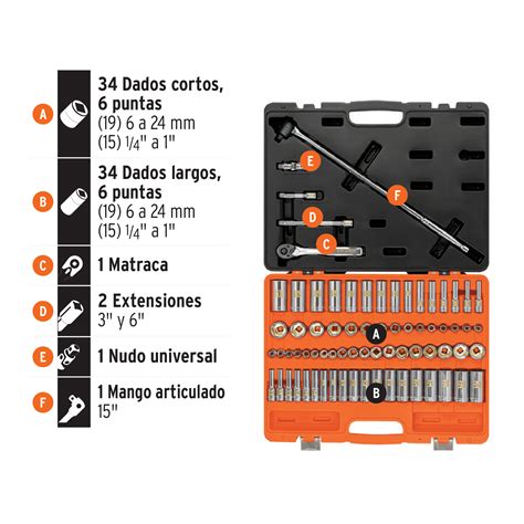 Juego De Herramientas Cuadro Std Y Mm Para Mec Nico Juegos De