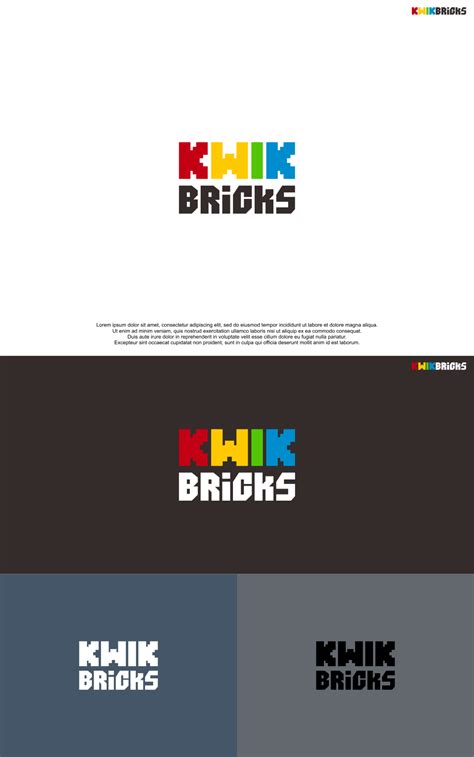 Colorful, Playful, Toy Store Logo Design for KwikBricks by siti ...
