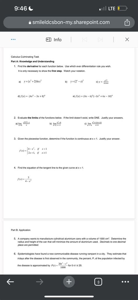 Answered 4 Find The Equation Of The Tangent Bartleby