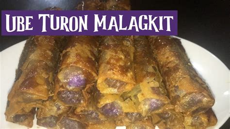 Ube Turon Malagkit Ube Turon Recipe Pang Negosyo Youtube