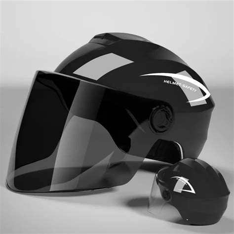 Casco De Sol Transpirable Para Motocicleta Protector Solar Transparente