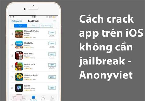 Cách Crack App trên iOS không cần Jailbreak AnonyViet