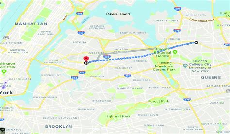 Map: Roosevelt Avenue, Queens, NY. Source: Google Maps. | Download ...
