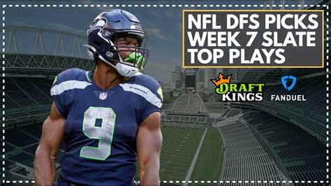 Nfl Dfs Picks Week 7 2023 Main Slate Top Picks For Draftkings