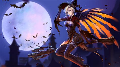 Witch Mercy, Overwatch, 4K, #131 Wallpaper