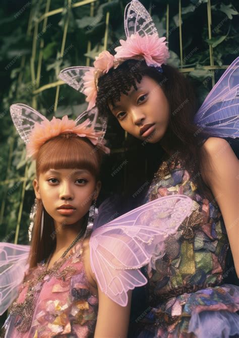 Free Photo Portrait Of Fairy With Fairycore Aesthetic