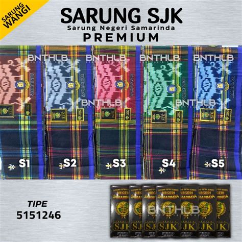 Jual Sarung Sutera Samarinda SJK Wangi Parfum Motif Khas Dayak