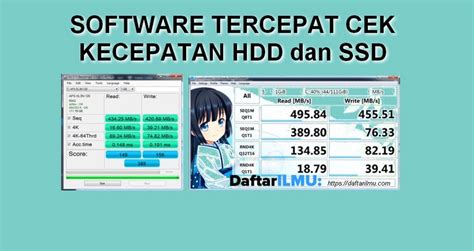 Aplikasi Cek Kecepatan Ssd Hdd Dengan X Klik Akurat