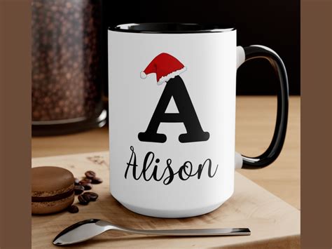 Personalized Christmas Coffee Mug Custom Holiday Mug Personalized