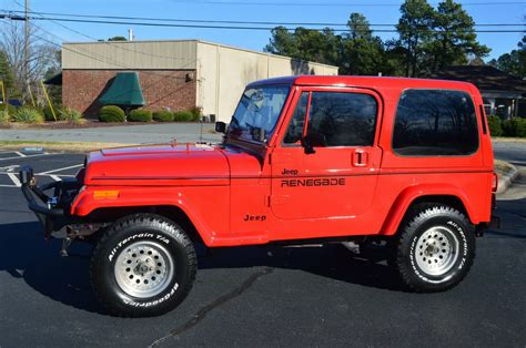 Fully Restored Jeep Wrangler Renegade Yj Inline Cylinder Nice Look