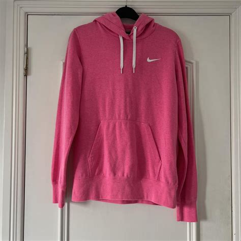 pink Nike hoodie size M Only worn once or twice,... - Depop