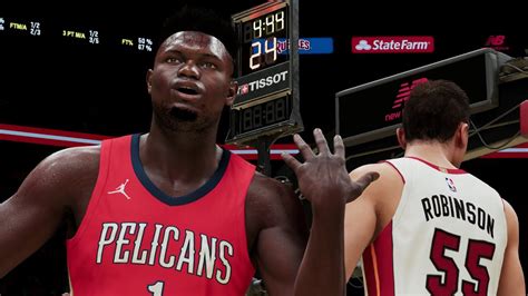 Nba K Next Gen Gameplay Miami Heat Vs New Orleans Pelicans K