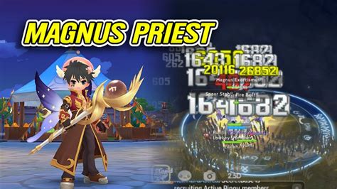 Lvl 50 Magnus Priest Build Solo Grind Na Ragnarok Origin Youtube