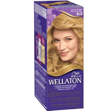 თმის საღებავი WELLATON 9 3 GOLDEN BLONDE SAGEBAVI