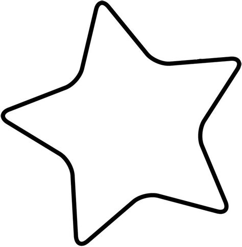 5 Point Star Outline - ClipArt Best